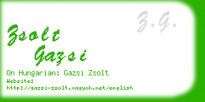 zsolt gazsi business card